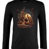 Friking Fungus Skull - 659 | Camisetas Manga Larga Nino