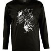 Friking Black Alien - 95 | Camisetas Manga Larga Hombre