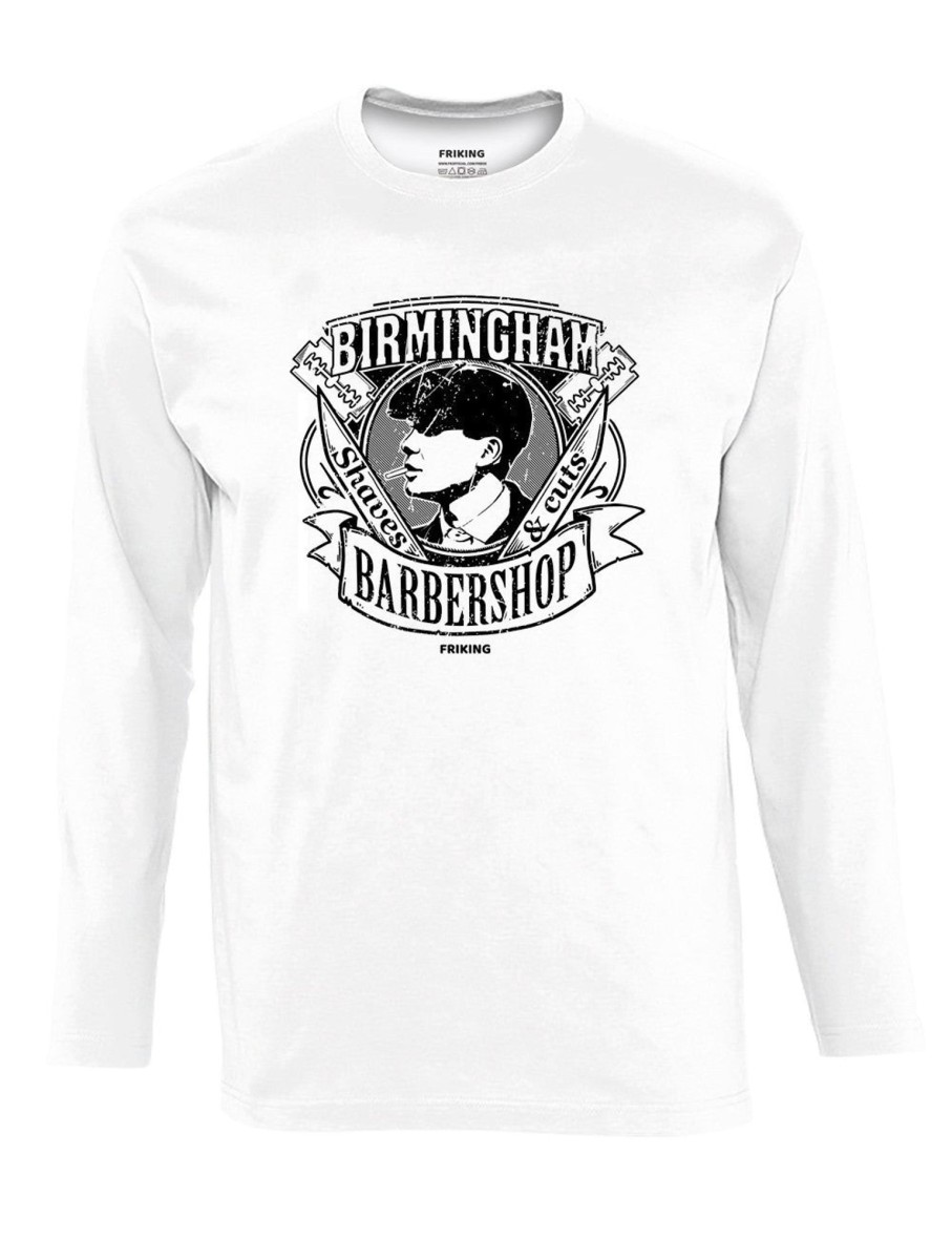 Friking Birmingham Barbershop - 67 | Camisetas Manga Larga Hombre