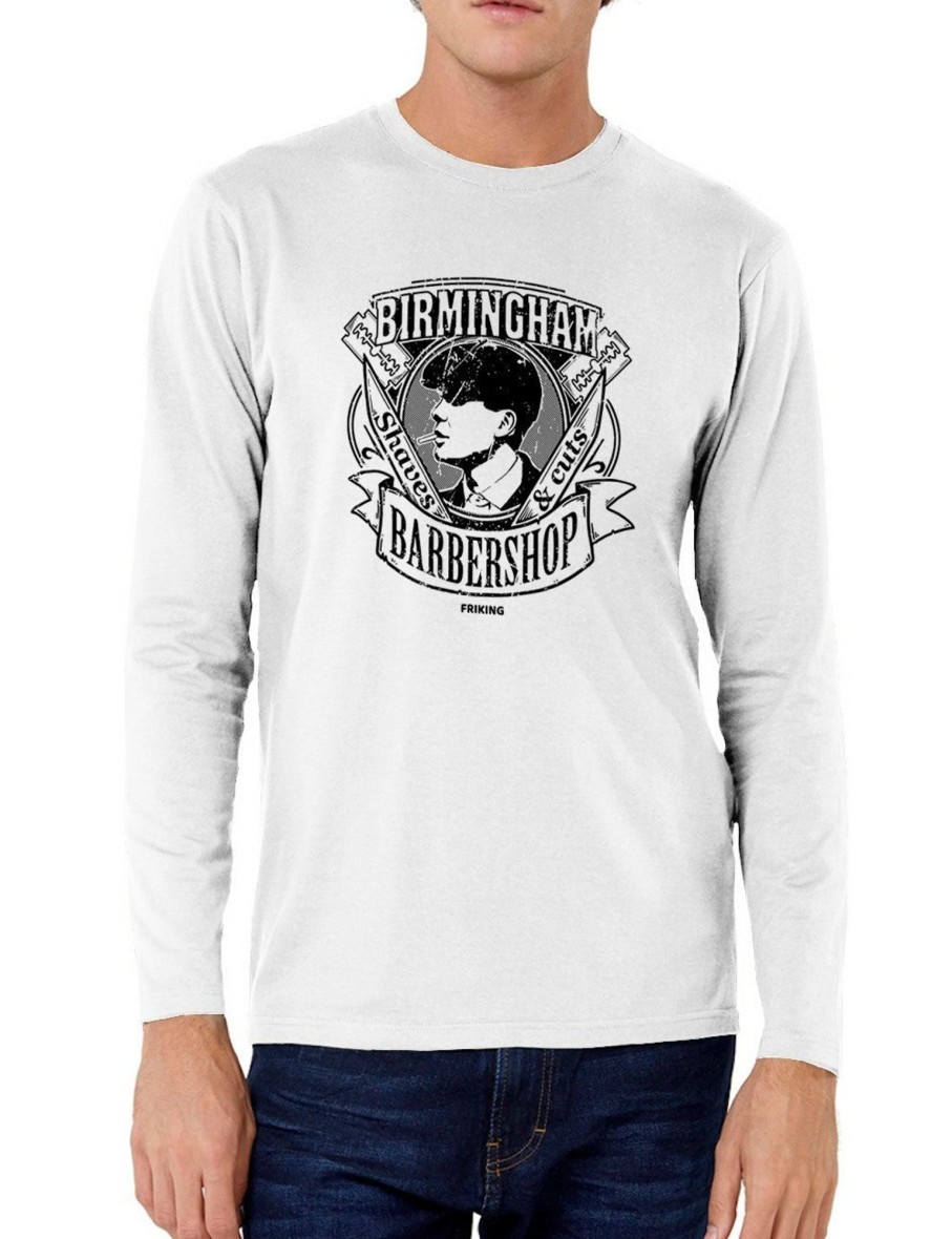 Friking Birmingham Barbershop - 67 | Camisetas Manga Larga Hombre