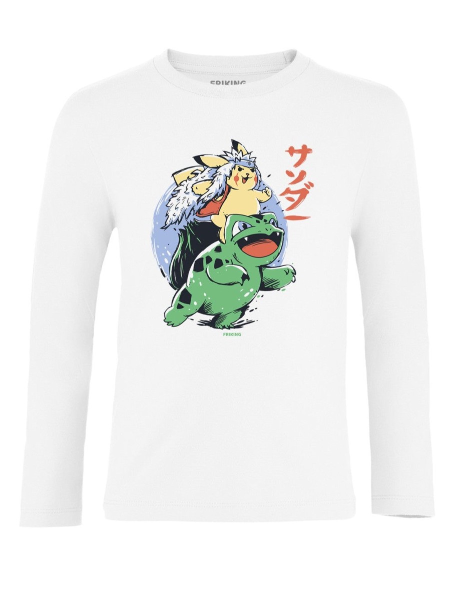 Friking Frog Rider - 293 | Camisetas Manga Larga Nino