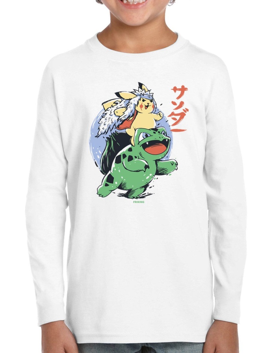 Friking Frog Rider - 293 | Camisetas Manga Larga Nino