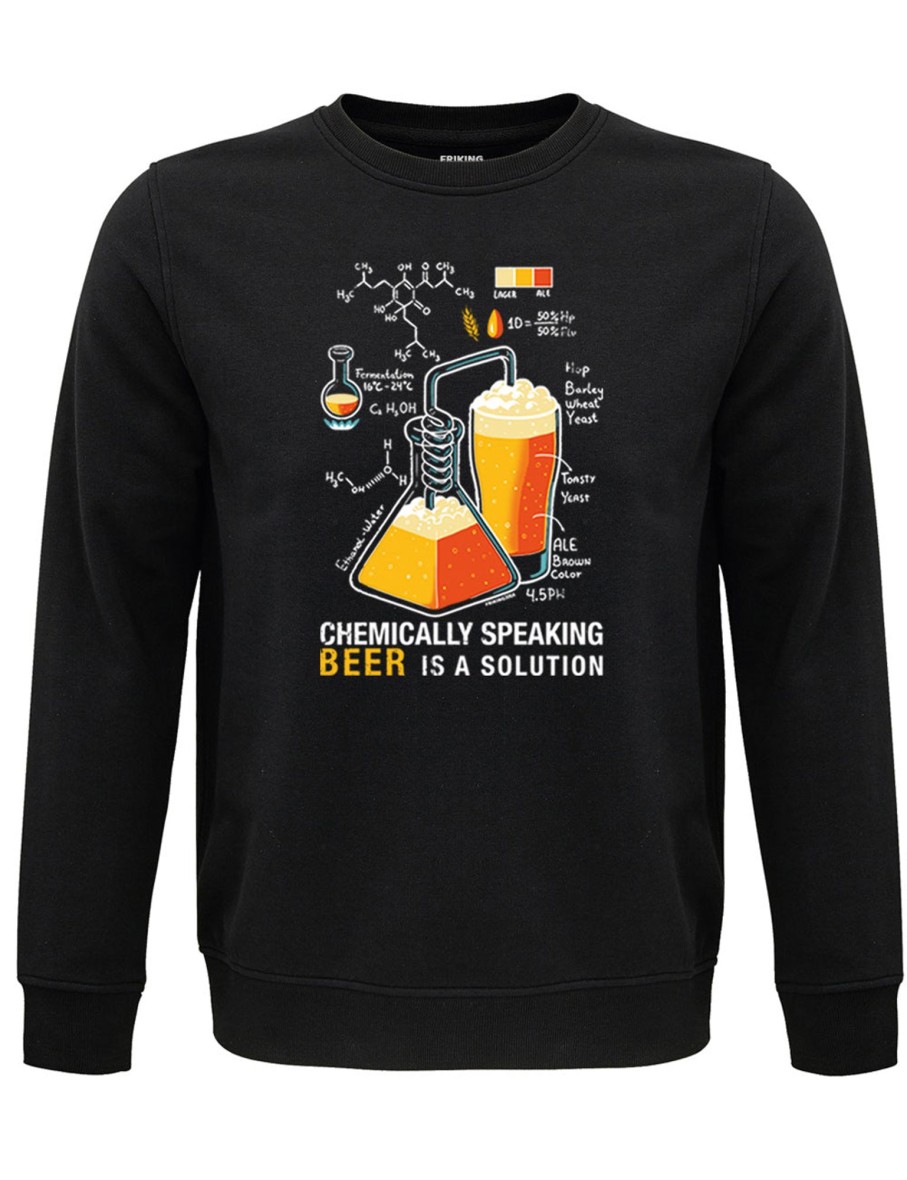 Friking Beer Is A Solution - 306A | Sudaderas Sin Capucha Uni