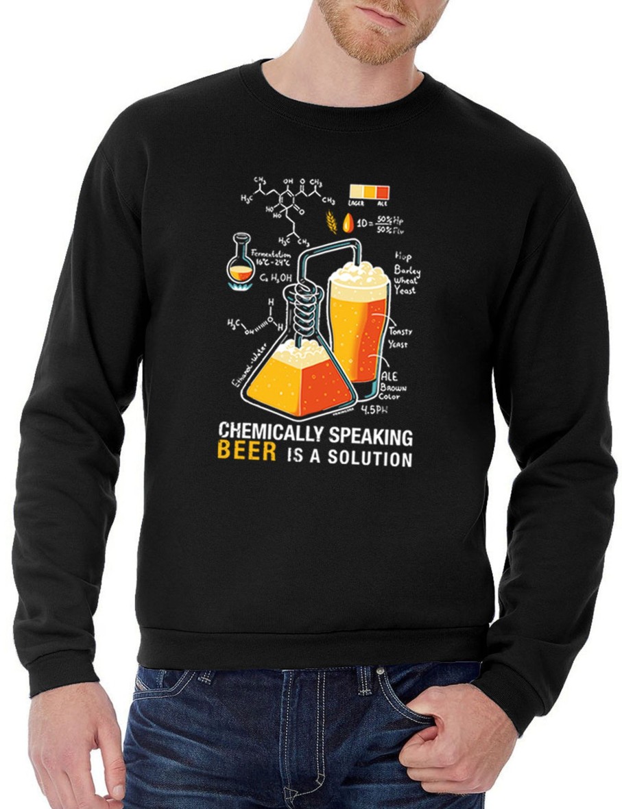 Friking Beer Is A Solution - 306A | Sudaderas Sin Capucha Uni