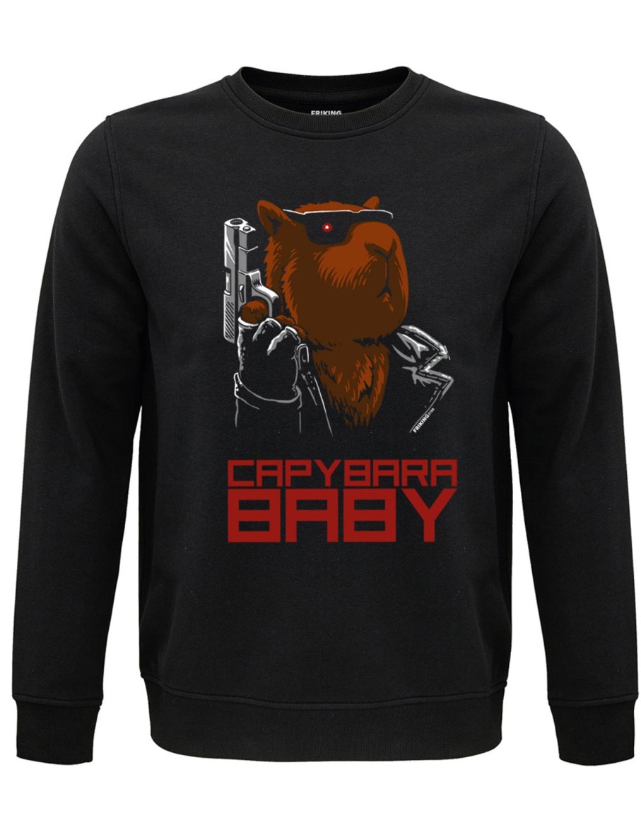 Friking Capybara Baby - 218A | Sudaderas Sin Capucha Uni