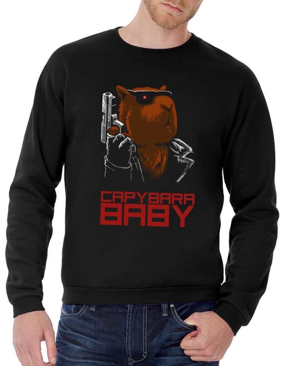 Friking Capybara Baby - 218A | Sudaderas Sin Capucha Uni