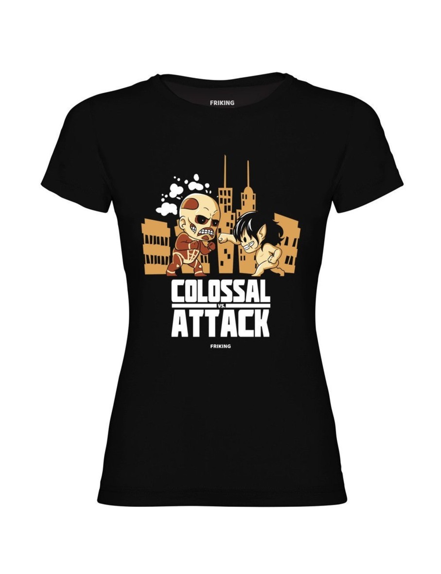 Friking Colossal Vs Attack - 9 | Camisetas Mujer