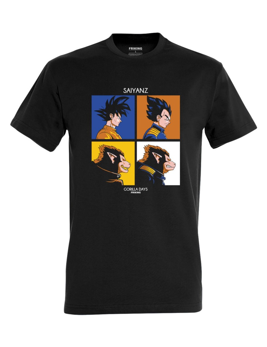 Friking Saiyanz | Camisetas Tallas Grandes