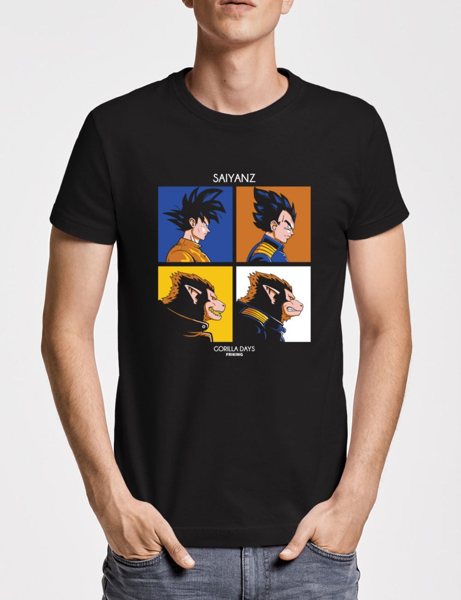 Friking Saiyanz | Camisetas Tallas Grandes