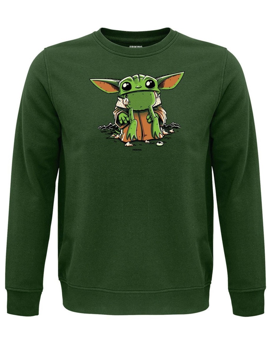 Friking Baby Alien Frog - D 159 | Sudaderas Sin Capucha Uni