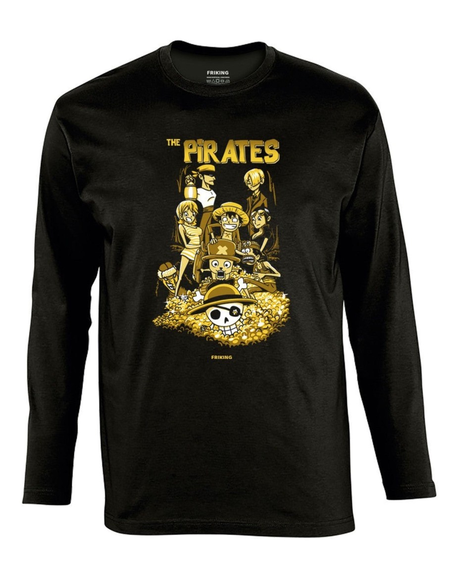 Friking The Pirates - 72 | Camisetas Manga Larga Hombre