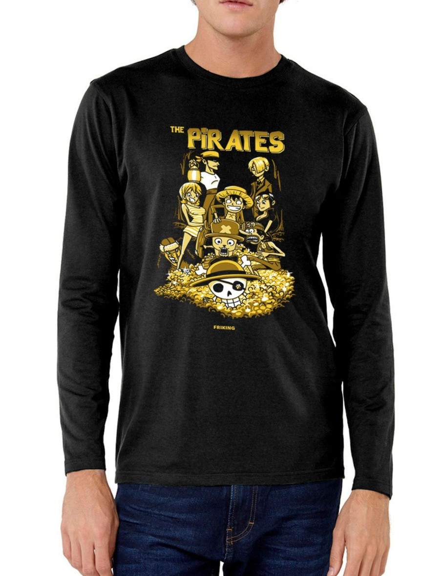 Friking The Pirates - 72 | Camisetas Manga Larga Hombre