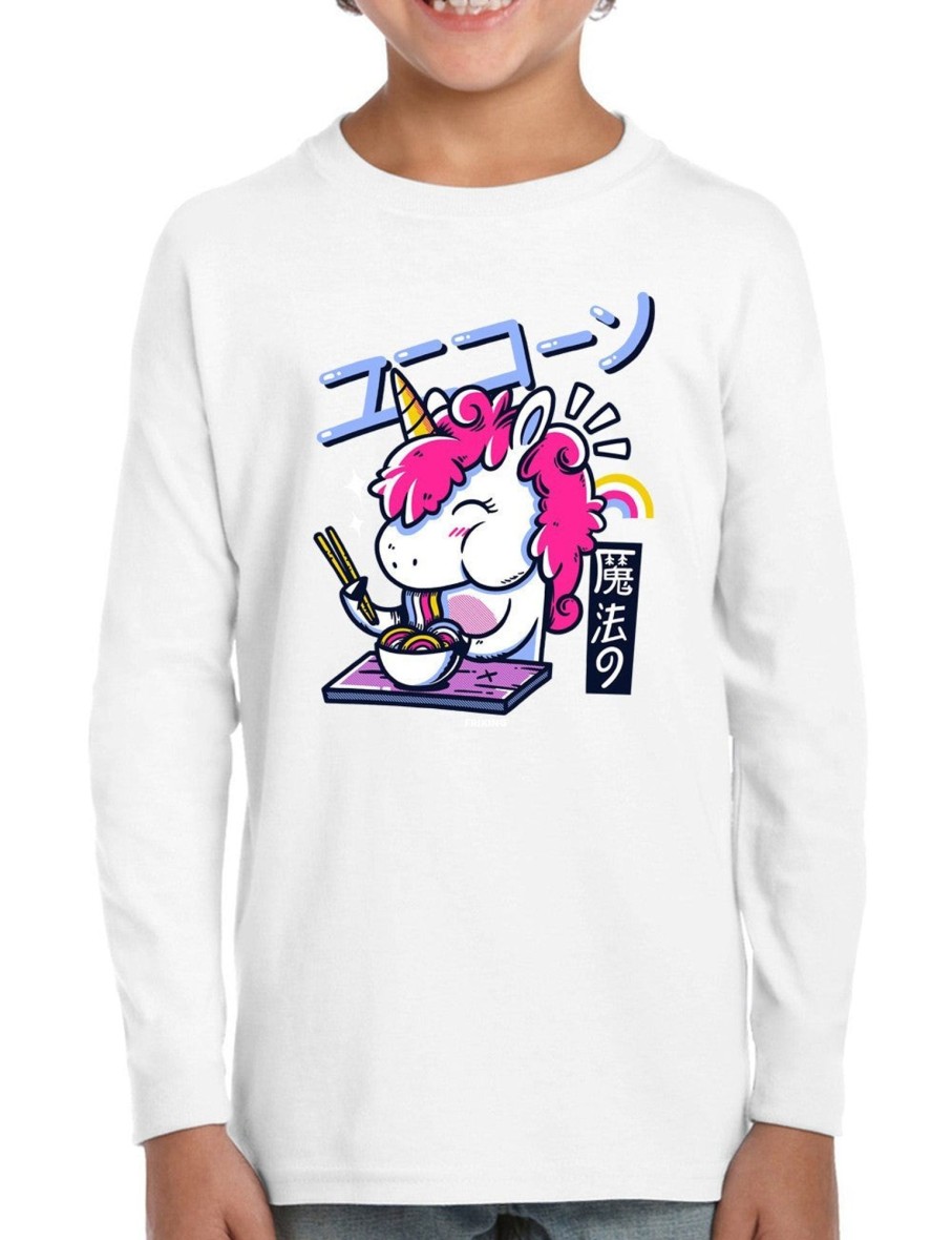 Friking Ramen Unicorn - 85 | Camisetas Manga Larga Nino