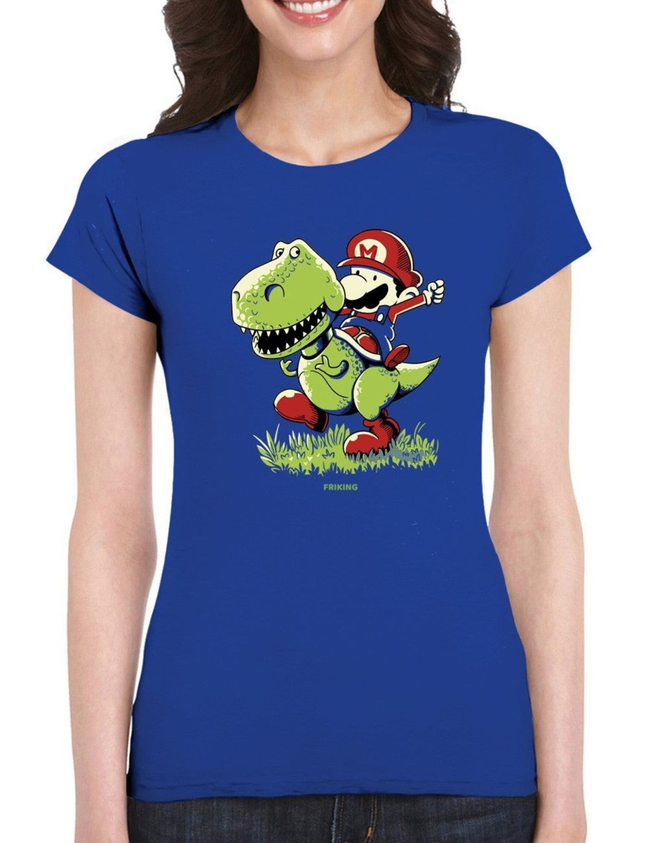 Friking Riding A Rex - D 90 | Camisetas Mujer