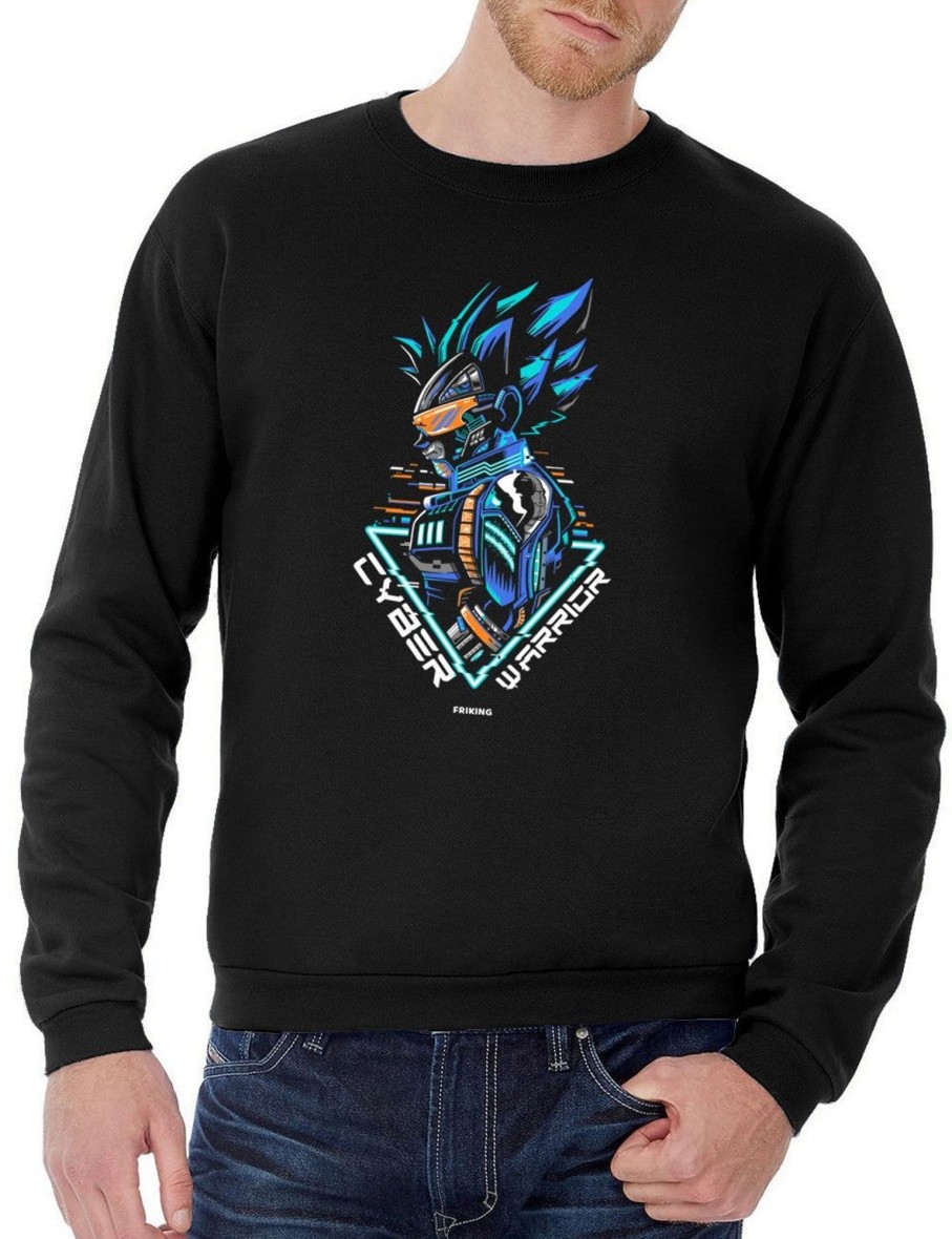 Friking Cyber Warrior - 158 | Sudaderas Sin Capucha Uni