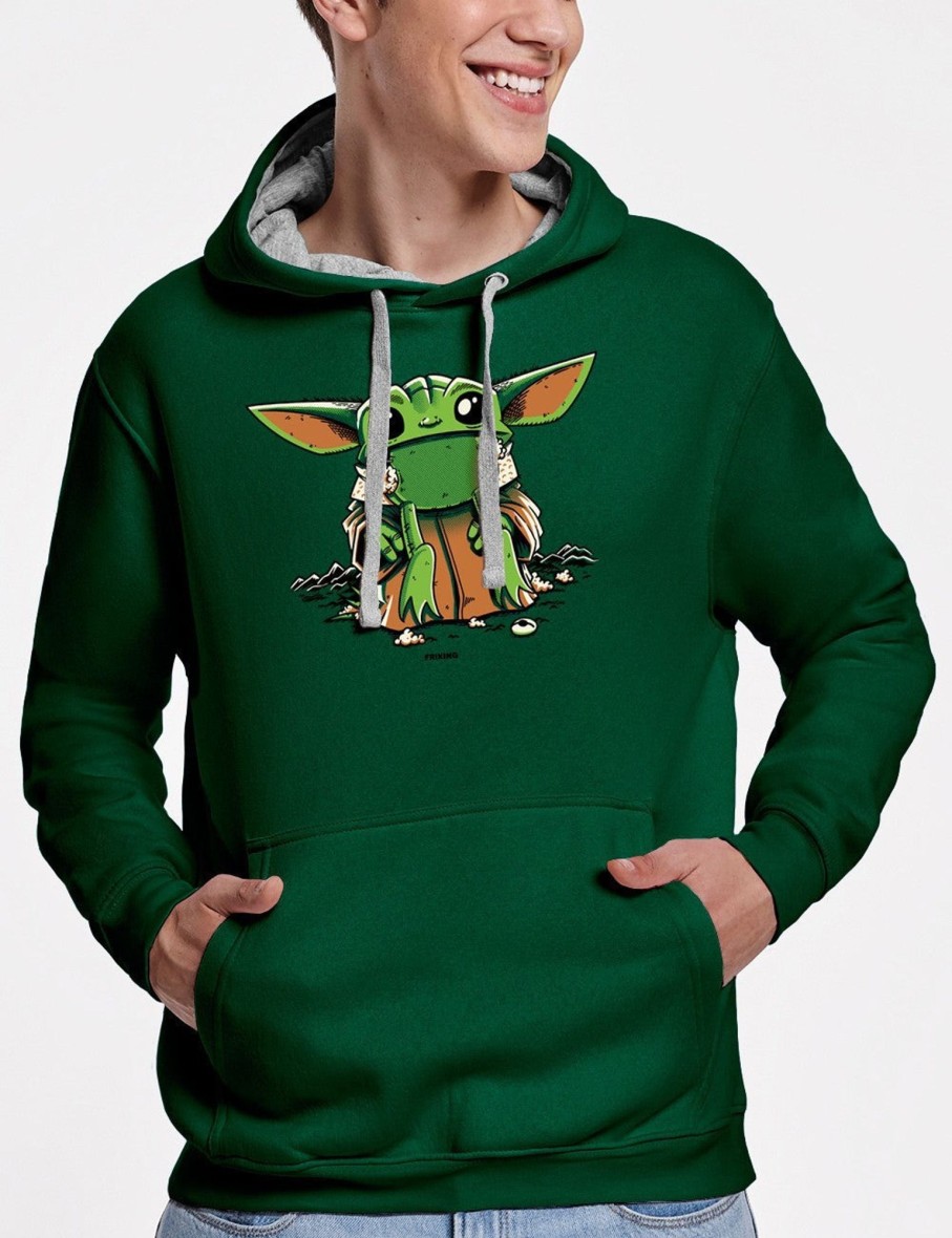 Friking Baby Alien Frog - D 159 | Sudaderas Con Capucha Uni