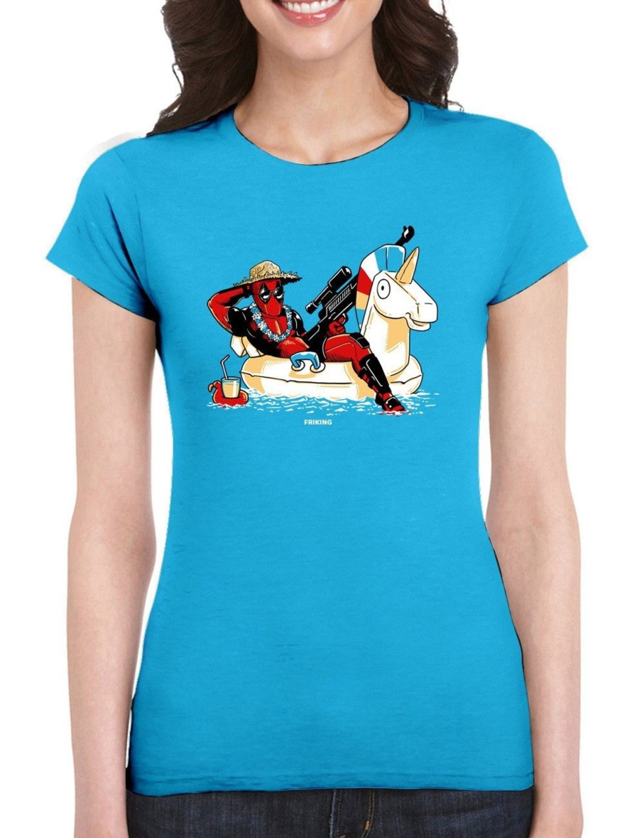 Friking Unicorn Float - 145 | Camisetas Mujer