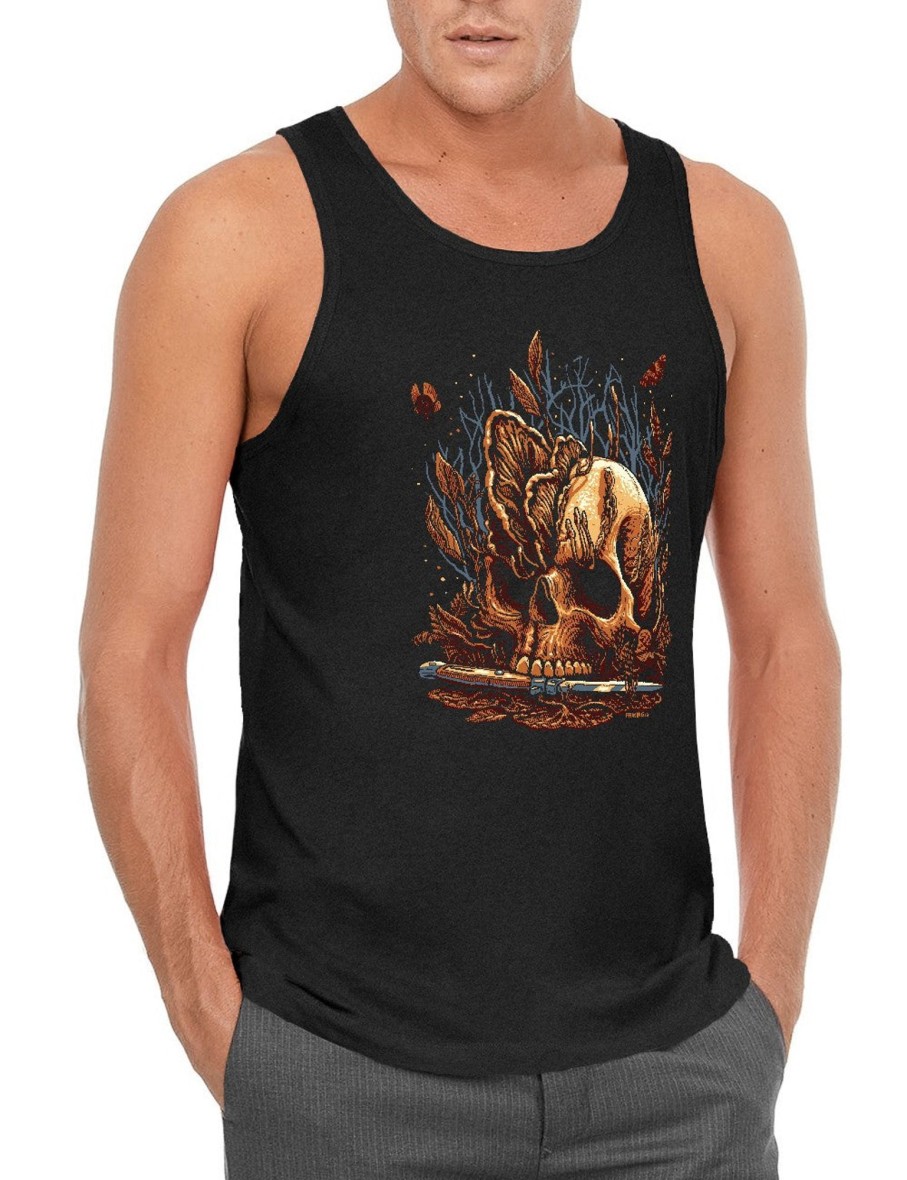 Friking Fungus Skull - 659 | Camisetas De Tirantes