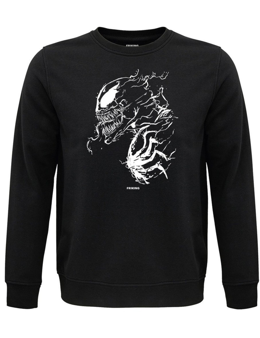 Friking Black Alien - 95 | Sudaderas Sin Capucha Uni