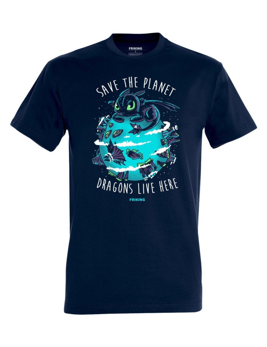 Friking Planet Dragons - 63 | Camisetas Hombre