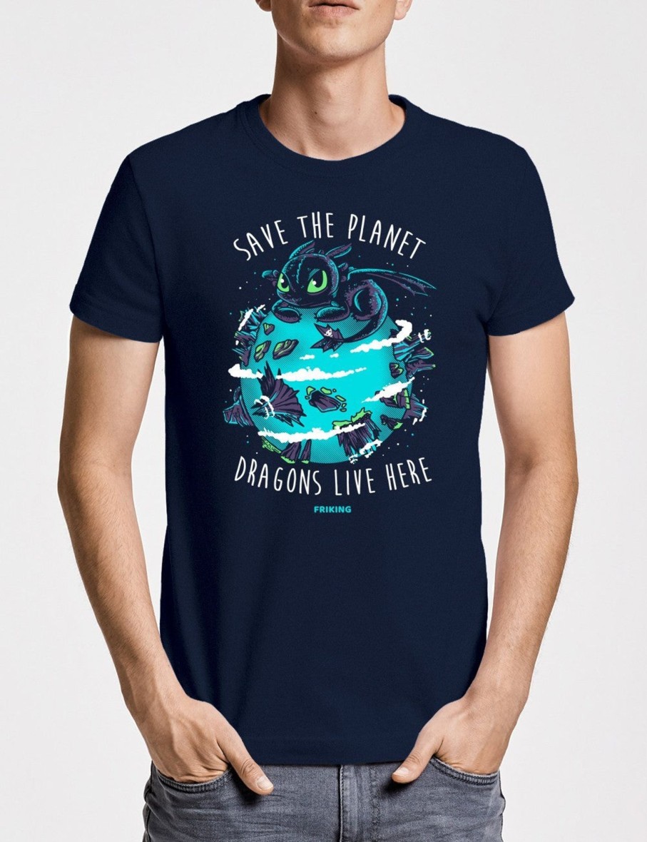 Friking Planet Dragons - 63 | Camisetas Hombre