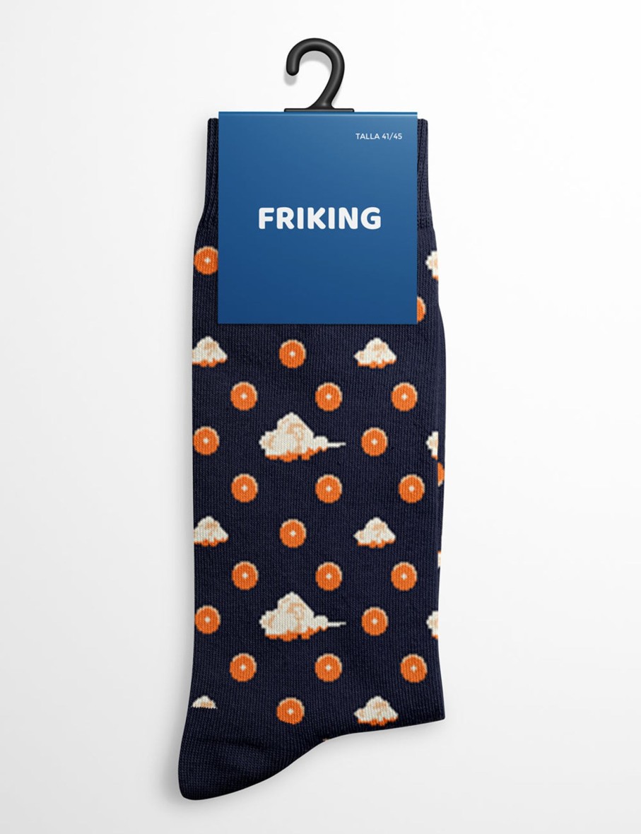 Friking Calcetines Friking - Modelo Nube Amarilla | Calcetines