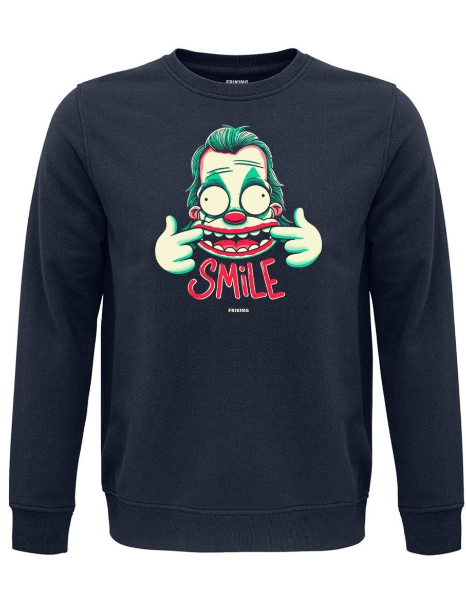 Friking Forced Smile - D 186 | Sudaderas Sin Capucha Uni