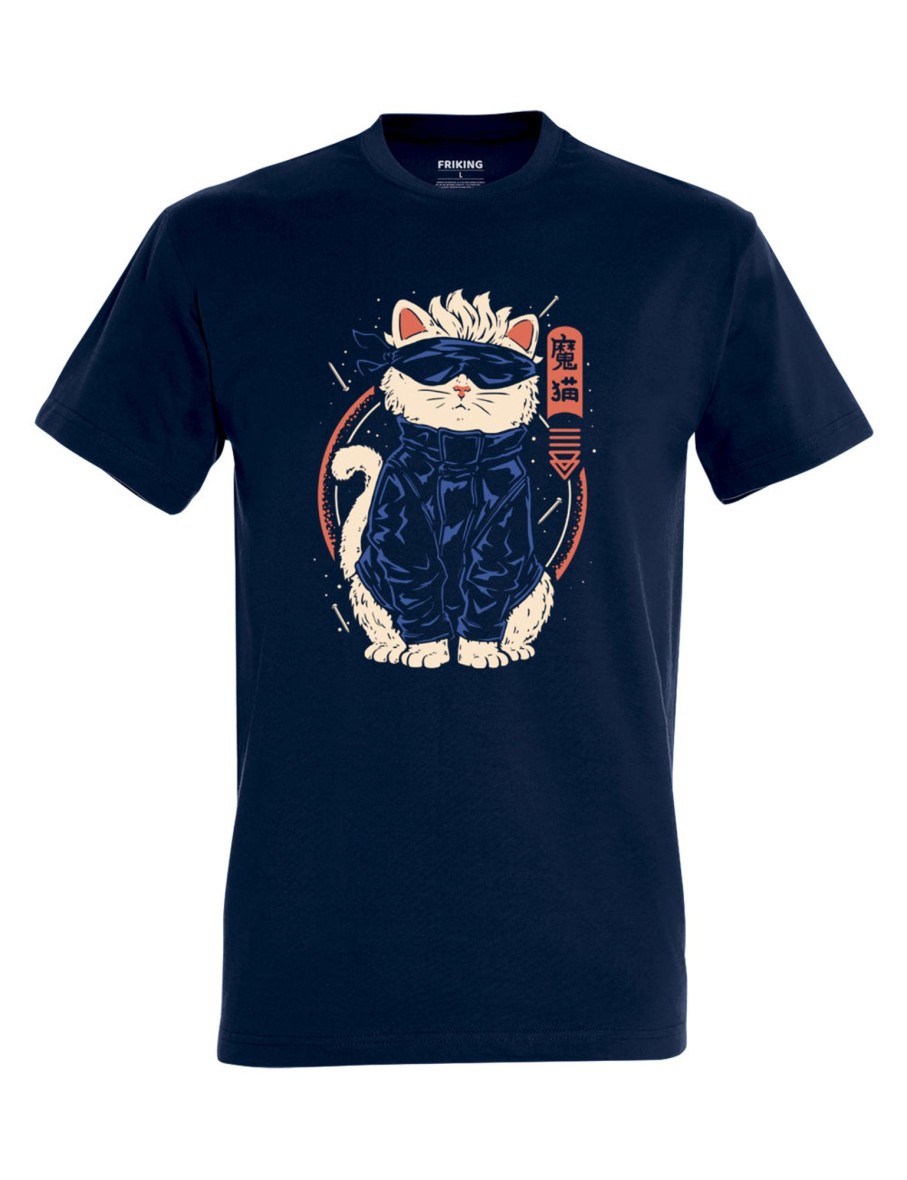 Friking Sorcerer Cat - 263A | Camisetas Hombre