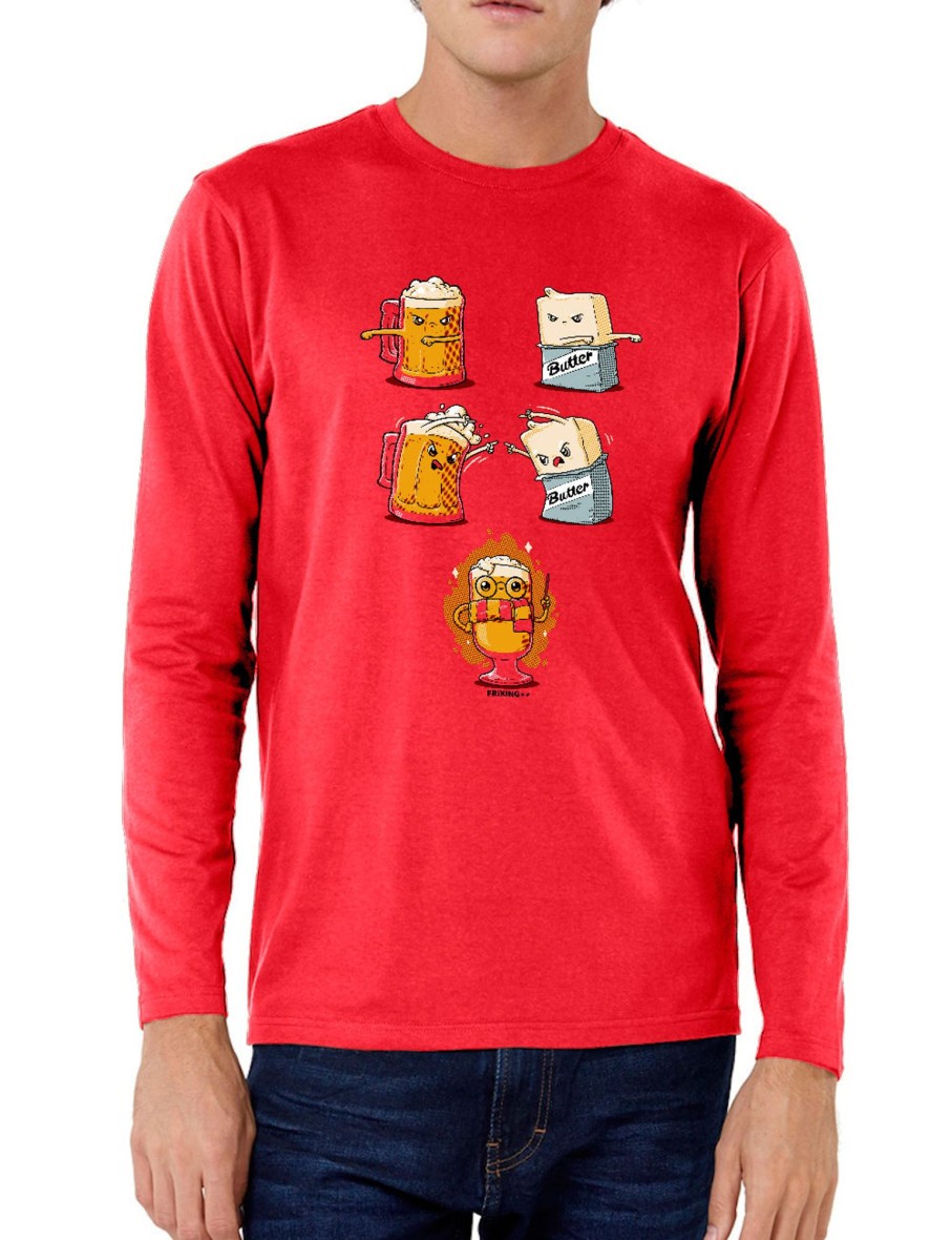 Friking Butter And Beer Fusion - 250A | Camisetas Manga Larga Hombre