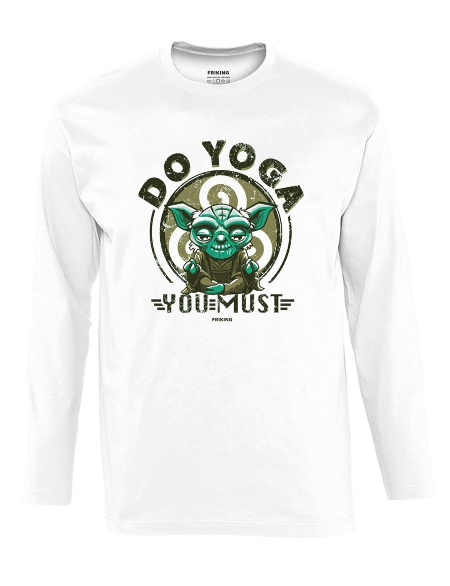 Friking Do Yoga You Must - D 93 | Camisetas Manga Larga Hombre