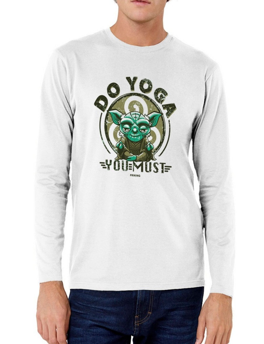 Friking Do Yoga You Must - D 93 | Camisetas Manga Larga Hombre