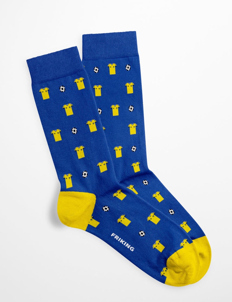 Friking Calcetines Friking - Equipo Amarillo Y Azul | Calcetines