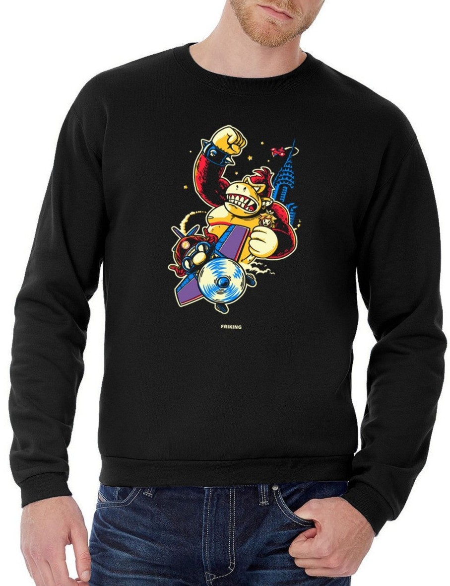 Friking Super Kong - 119 | Sudaderas Sin Capucha Uni