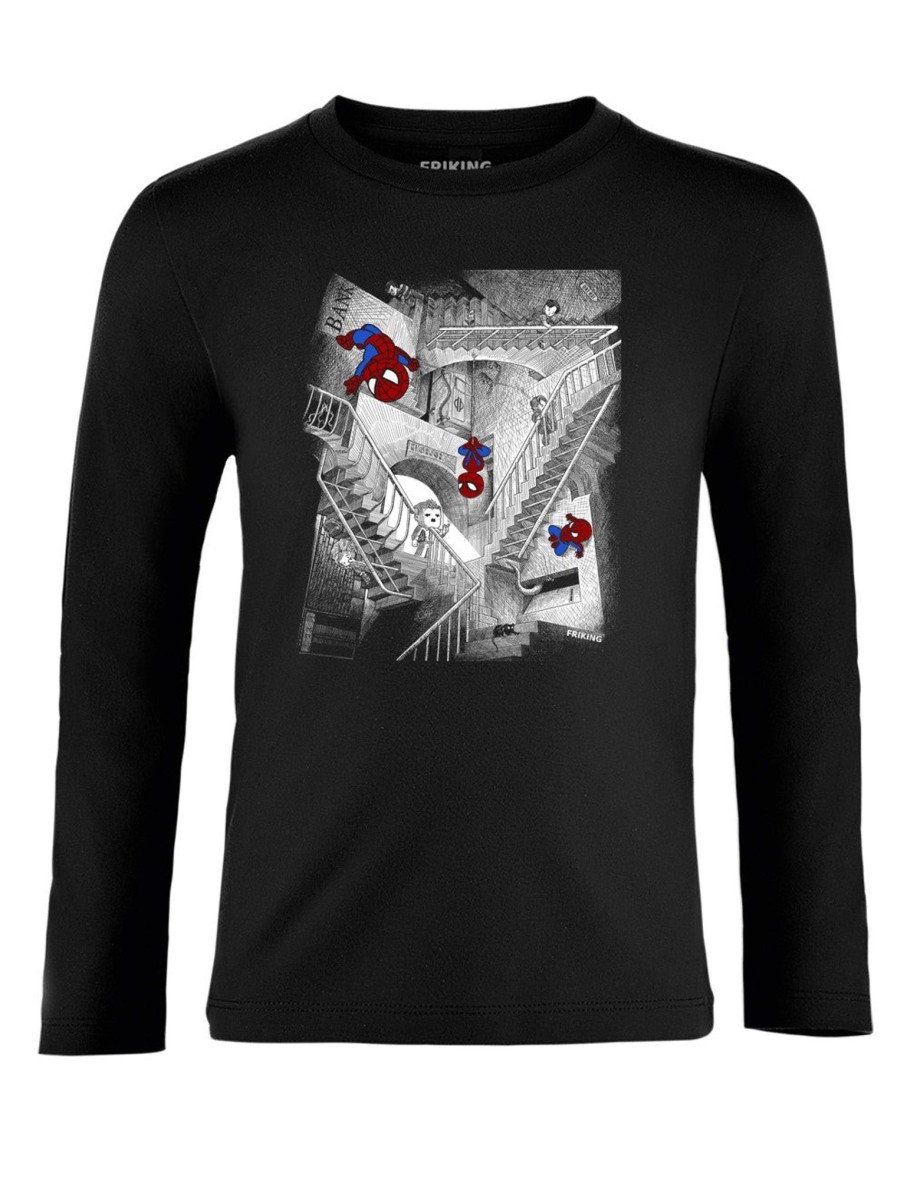 Friking Multiverse Stairs - 278 | Camisetas Manga Larga Nino