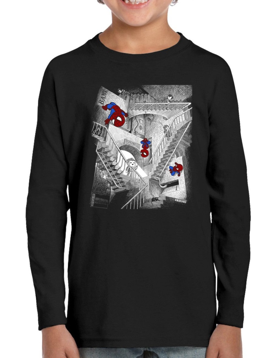 Friking Multiverse Stairs - 278 | Camisetas Manga Larga Nino