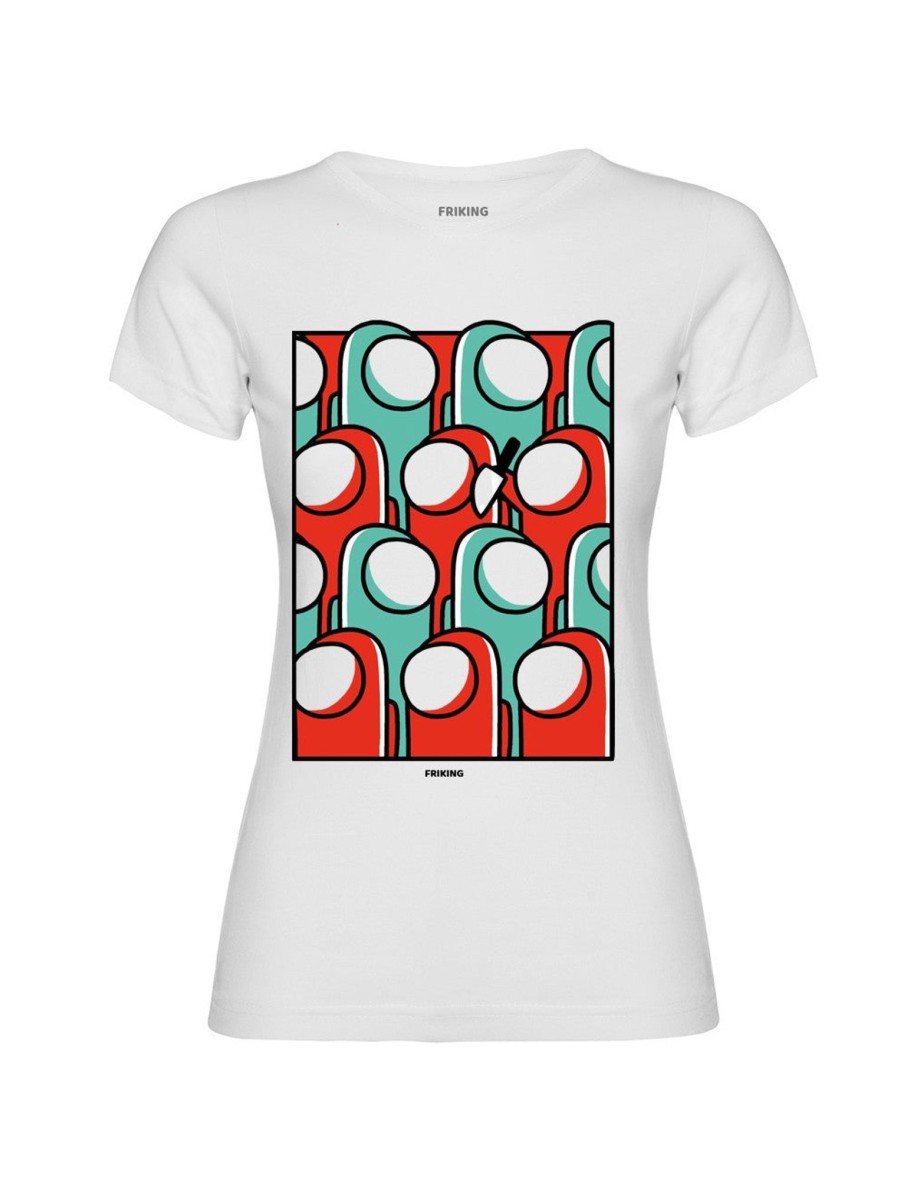 Friking Sus Pattern - 149 | Camisetas Mujer