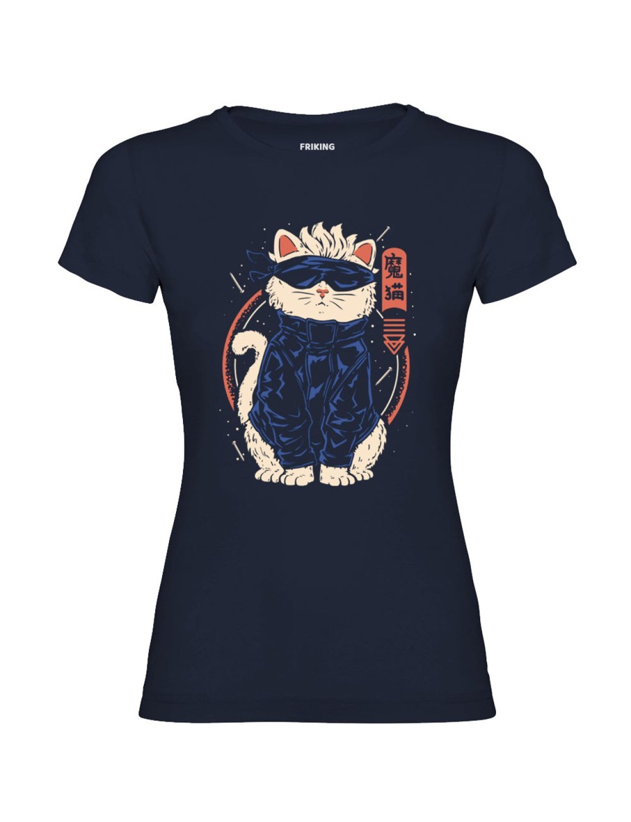 Friking Sorcerer Cat - 263A | Camisetas Mujer