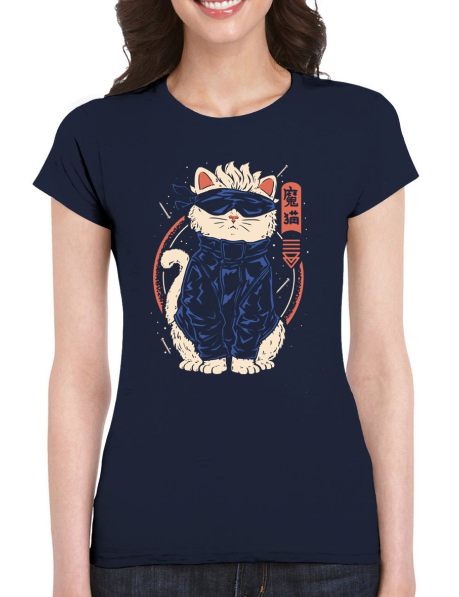 Friking Sorcerer Cat - 263A | Camisetas Mujer