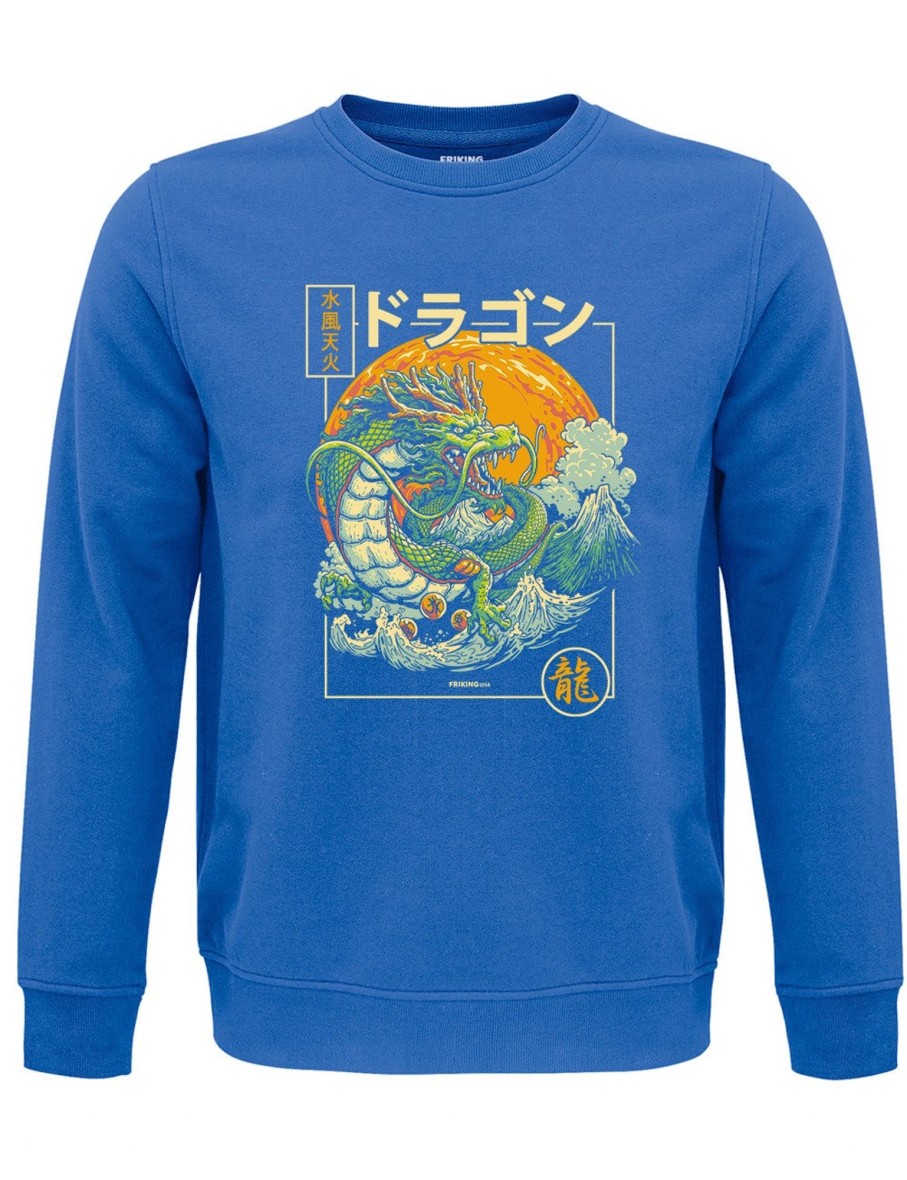 Friking Dragon Sun - 355A | Sudaderas Sin Capucha Uni