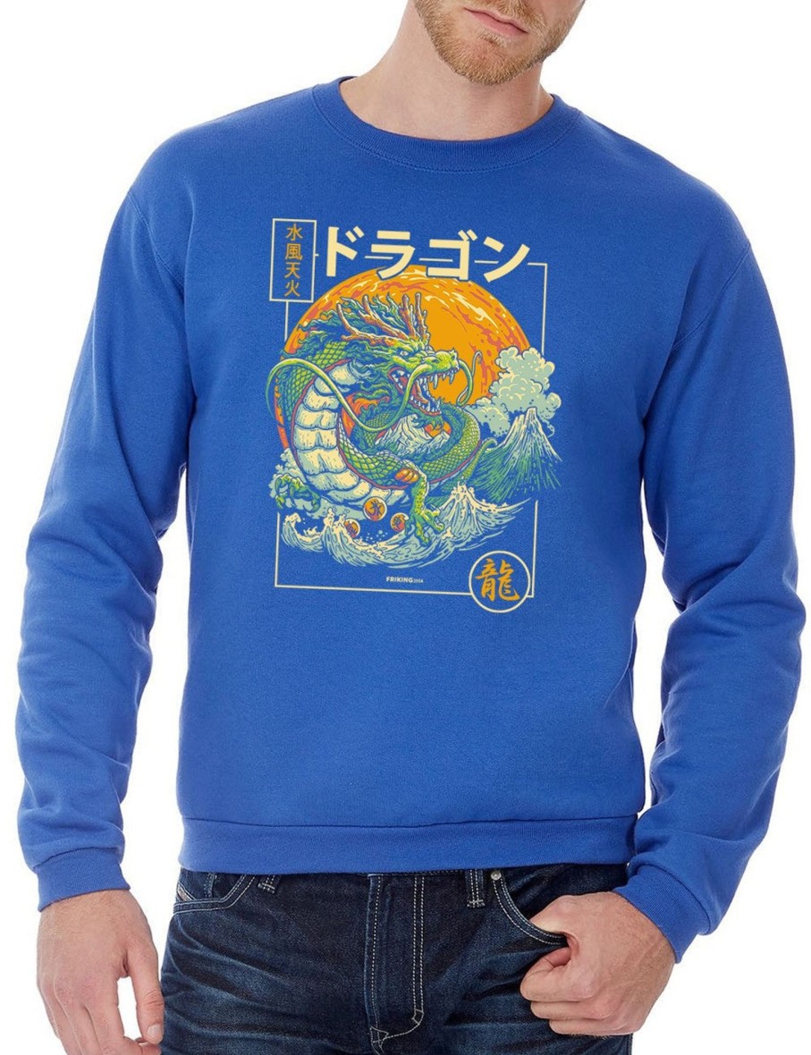 Friking Dragon Sun - 355A | Sudaderas Sin Capucha Uni