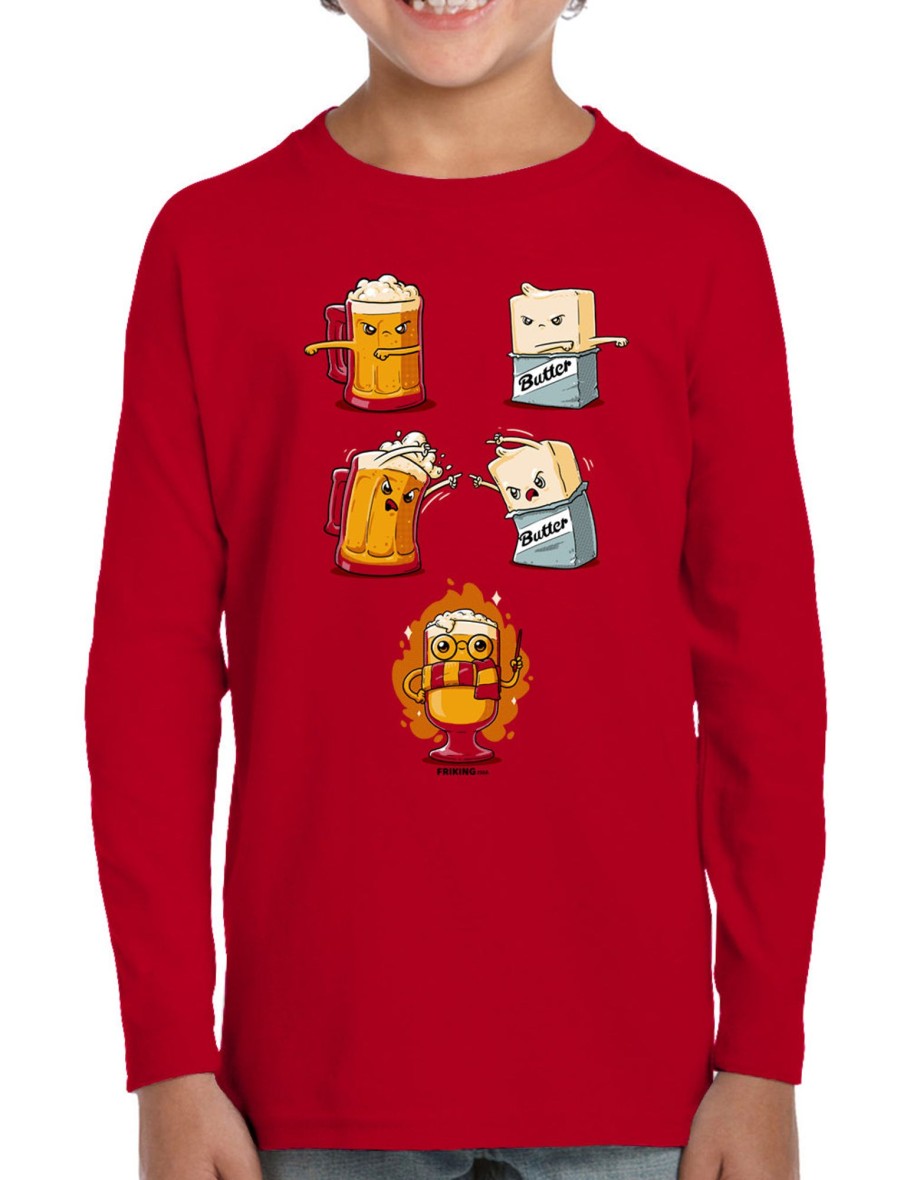 Friking Butter And Beer Fusion - 250A | Camisetas Manga Larga Nino