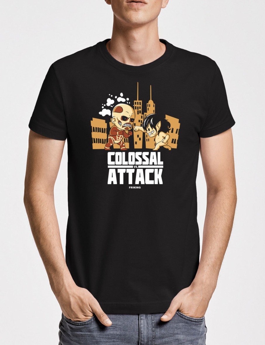 Friking Colossal Vs Attack | Camisetas Tallas Grandes