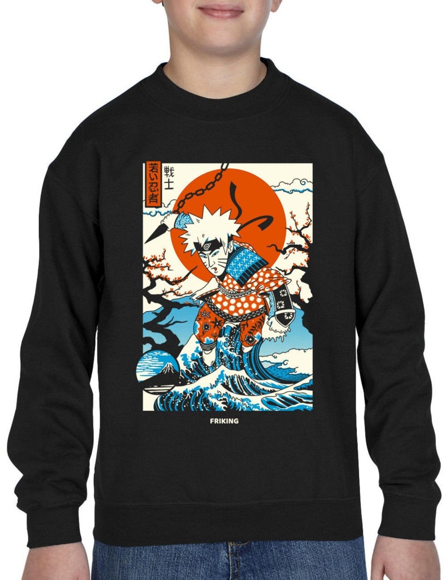 Friking Ukiyo-E Ninja - 92 | Sudaderas Sin Capucha Nino