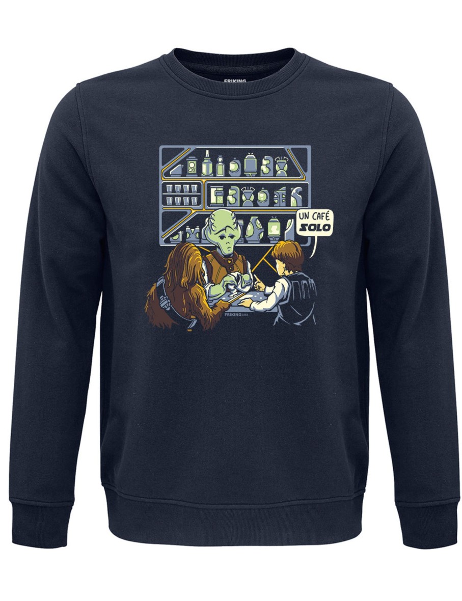 Friking Cafe Solo - 338A | Sudaderas Sin Capucha Uni