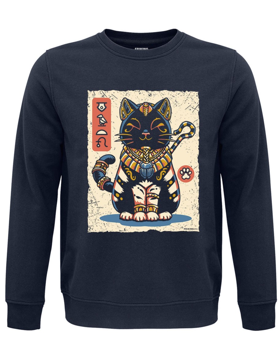 Friking Egyptian Cat - 321A | Sudaderas Sin Capucha Uni