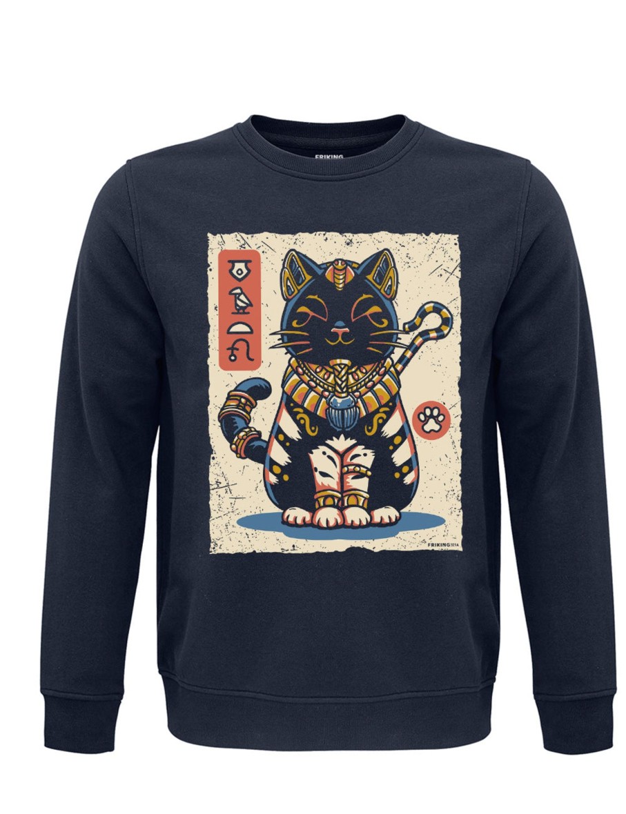 Friking Egyptian Cat - 321A | Sudaderas Sin Capucha Nino