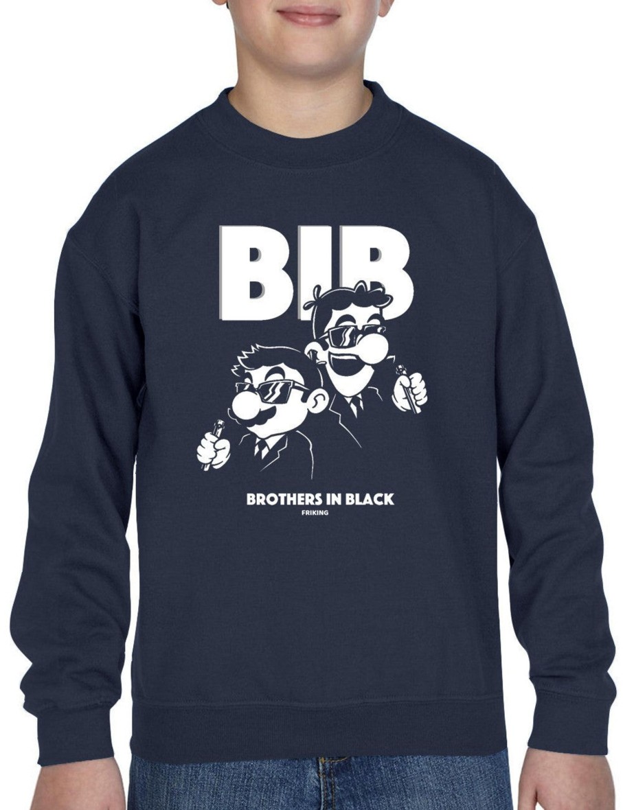 Friking Brothers In Black - 161 | Sudaderas Sin Capucha Nino