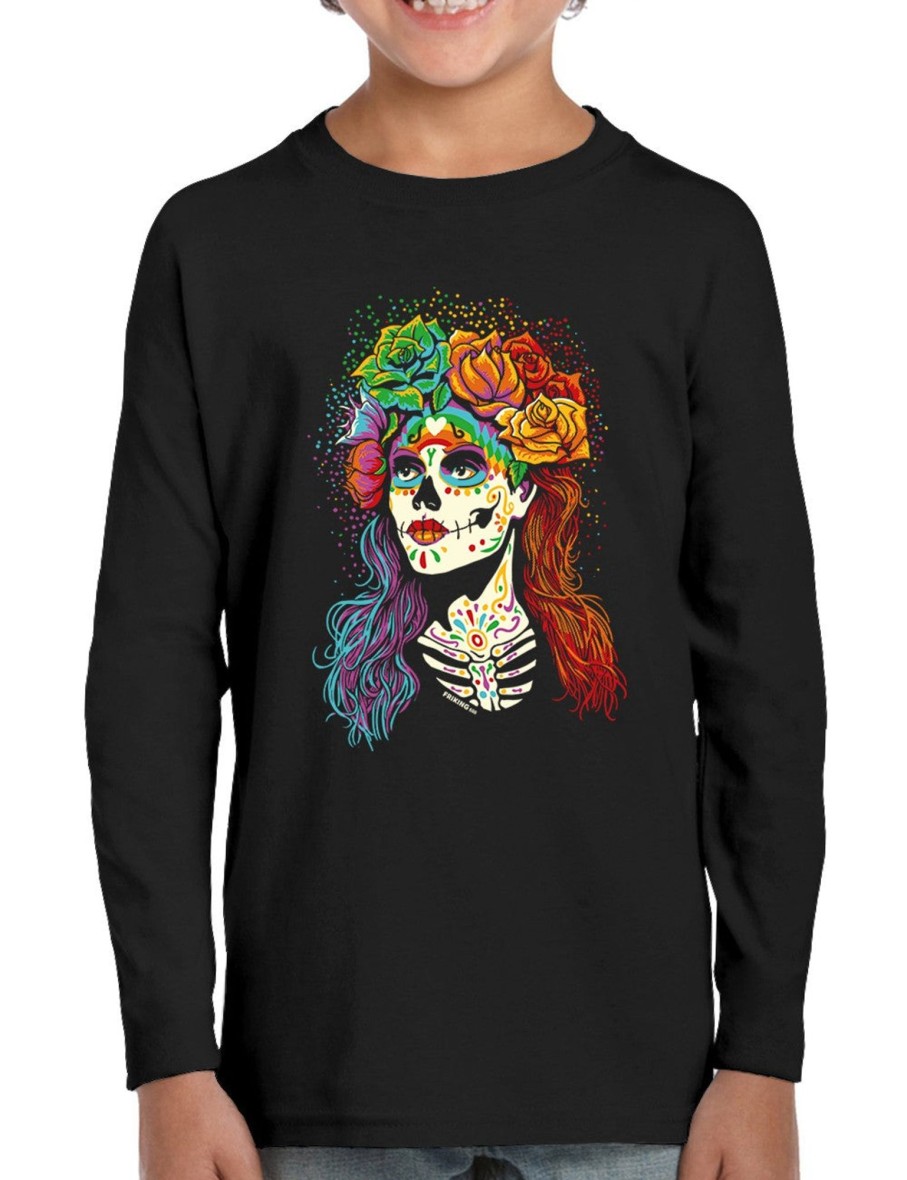 Friking Catrina Rainbow - 686 | Camisetas Manga Larga Nino