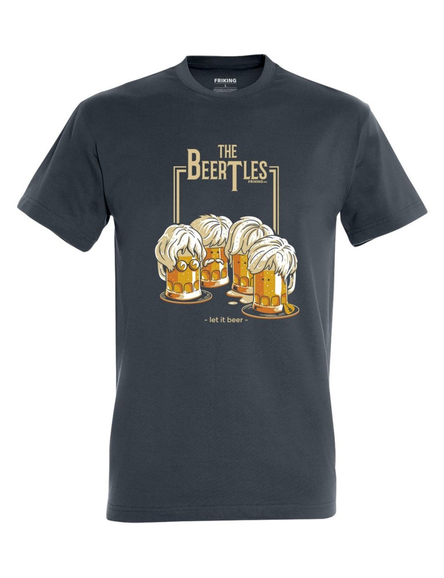 Friking Let It Beer - 685 | Camisetas Hombre