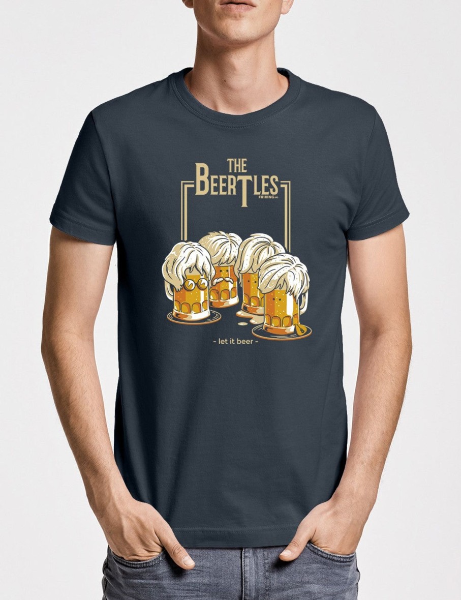 Friking Let It Beer - 685 | Camisetas Hombre